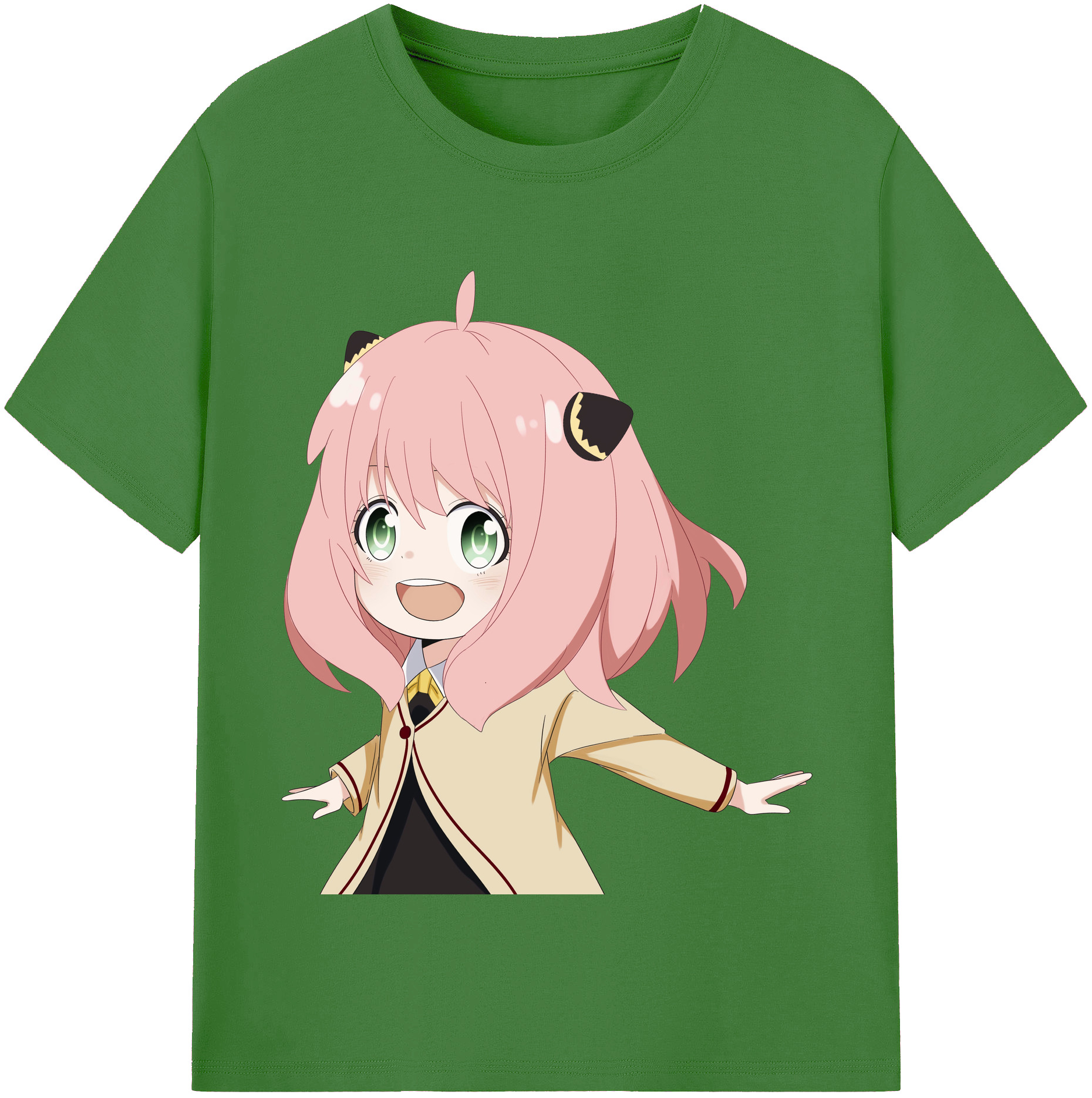 （画像用） SPY×FAMILY间谍家家酒 レディースカジュアルプリントTシャツ（綿100％）